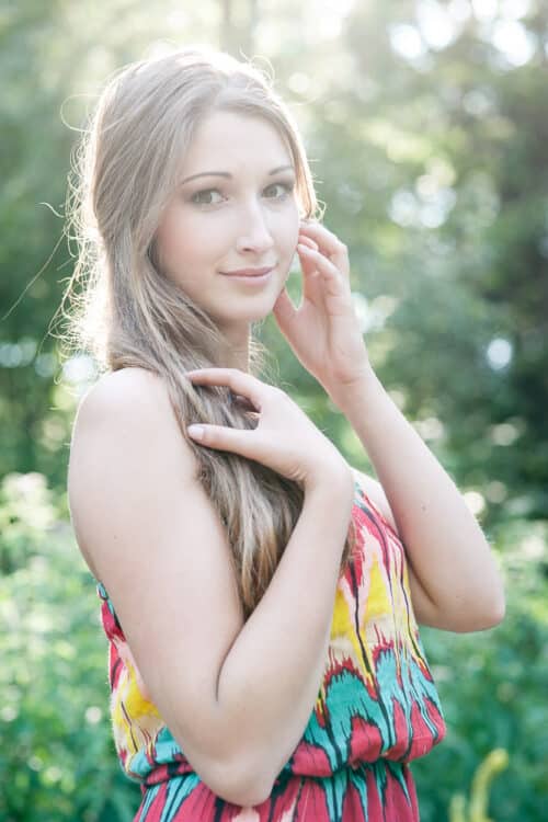 sommerliches gegenlicht-portrait