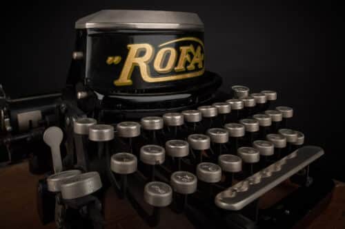 antike Schreibmaschine