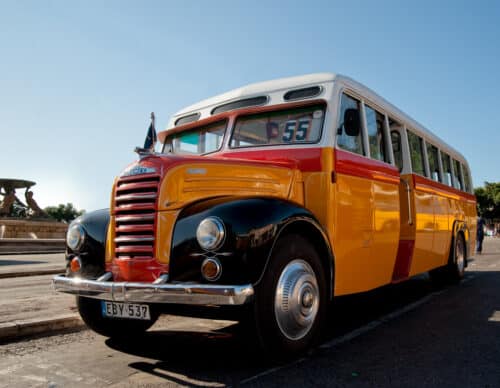 Bus in Malta