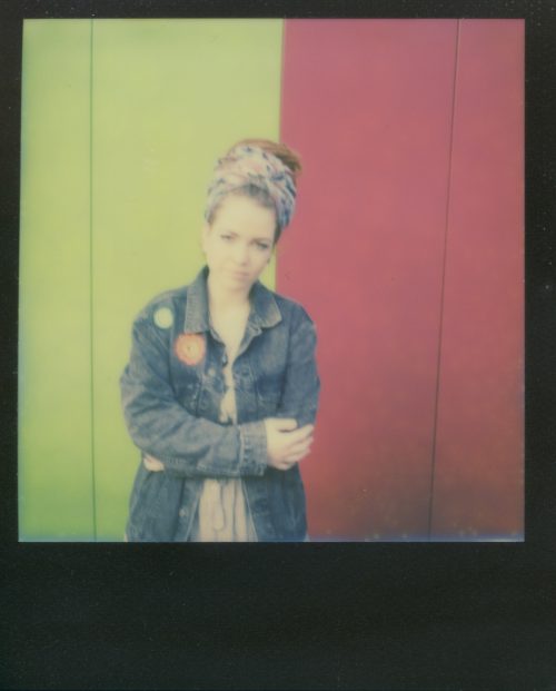 Frau Portrait Polaroid