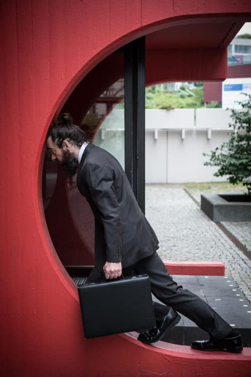 Fotoshooting mit bärtigem Mann in Wuppertal