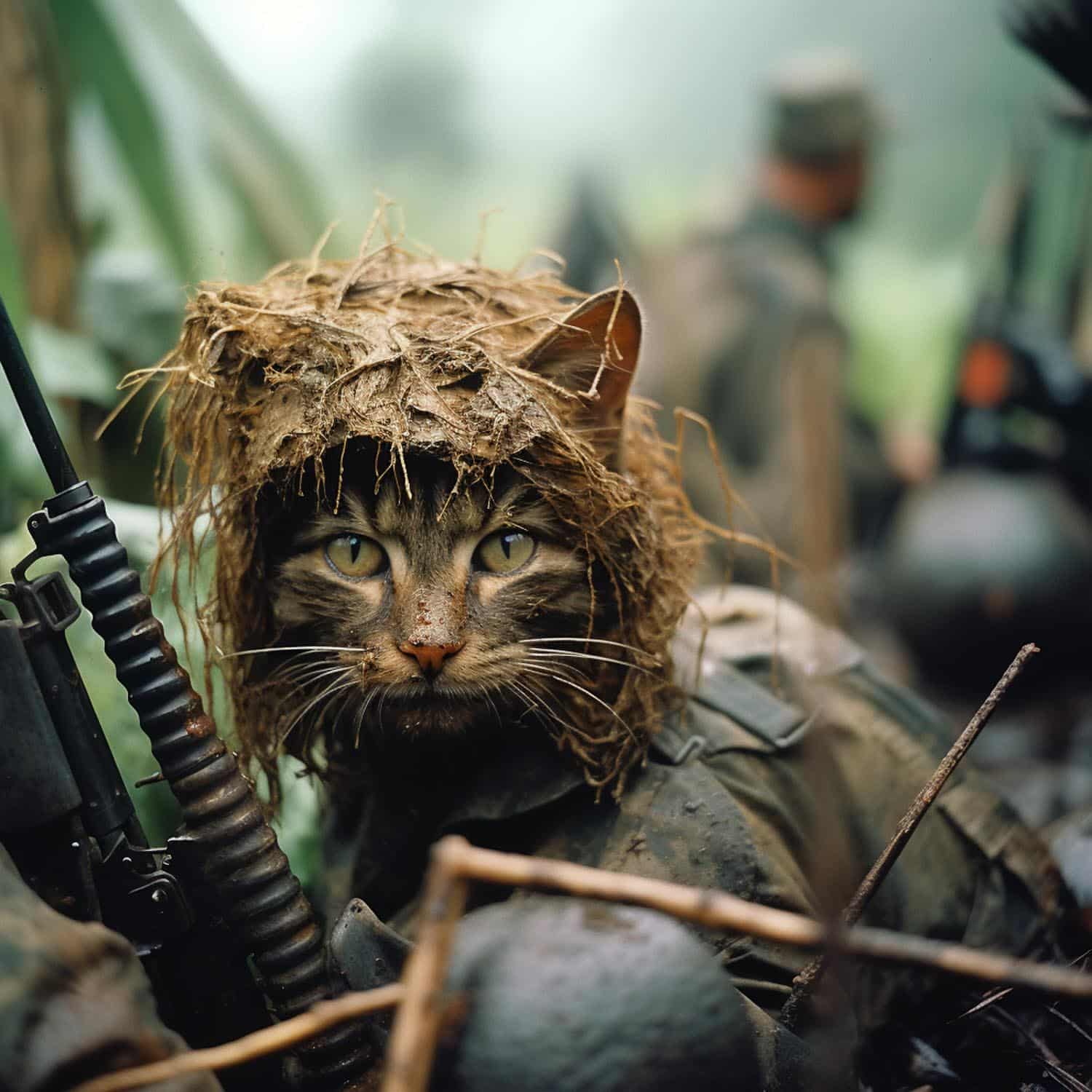 cat_soldiers_fighting_in_vietnam_war_kodak_Ektachrome