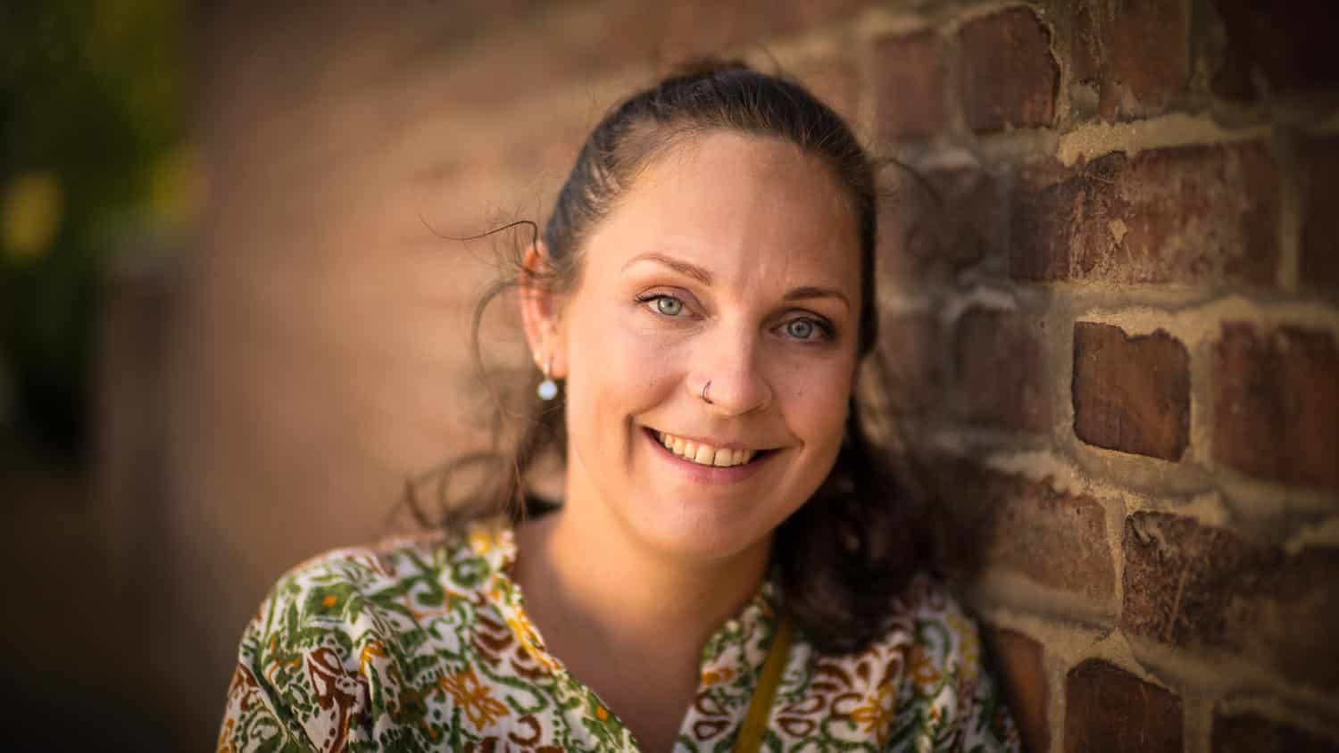 Portrait einer Frau Outdoor