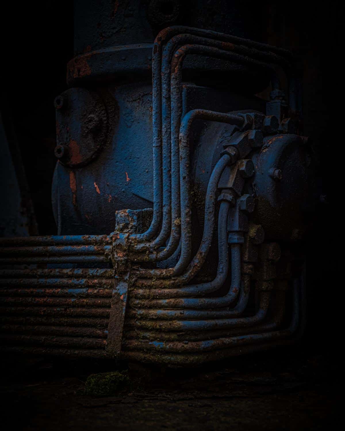 Vanitas-2 Blaue Ölschmierpumpe